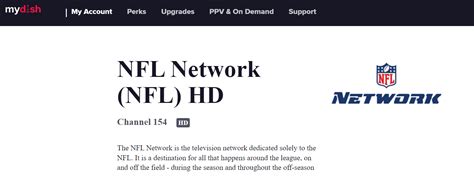 nfl channel 154 dish network